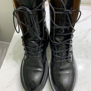 & Other Stories  Chunky Leather Boots- Price is Firm